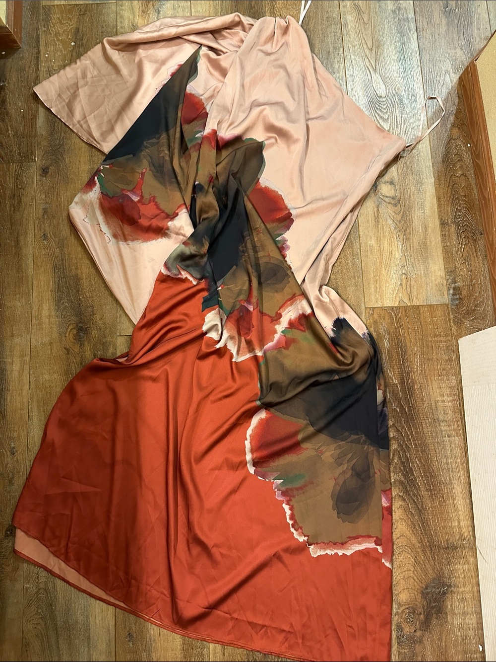 Hutch Women's Dusty Rose Slip Dress off shoulder M $298 new with tags Dressy